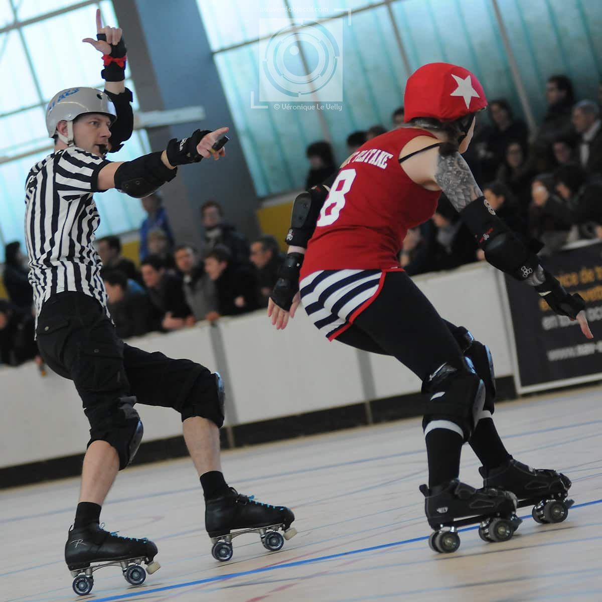 Match de roller derby Reportage photos A travers l'objectif