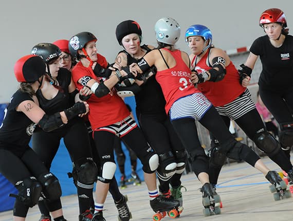 photo de roller-derby féminin