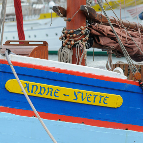 Détail de l'André-Yvette, gabare d'Iroise