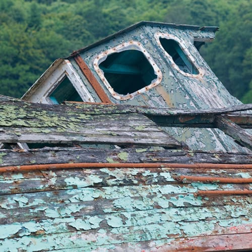Ancien bateau de pêche