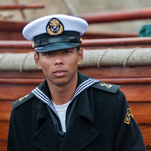 Marin du Mexique en uniforme