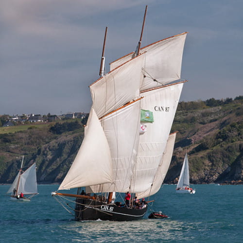 La Cancalaise sous voiles