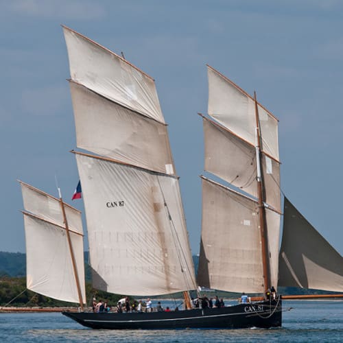 La Cancalaise sous voiles