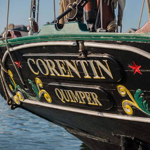 Panneau arrière du Corentin