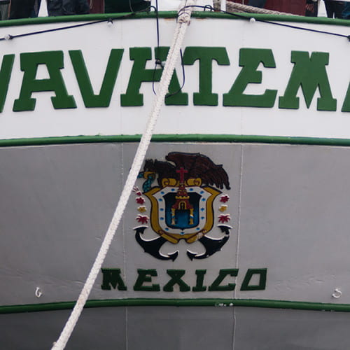 Coque arrière du Cuauhtemoc