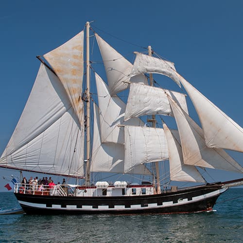 La Malouine en baie de Morlaix