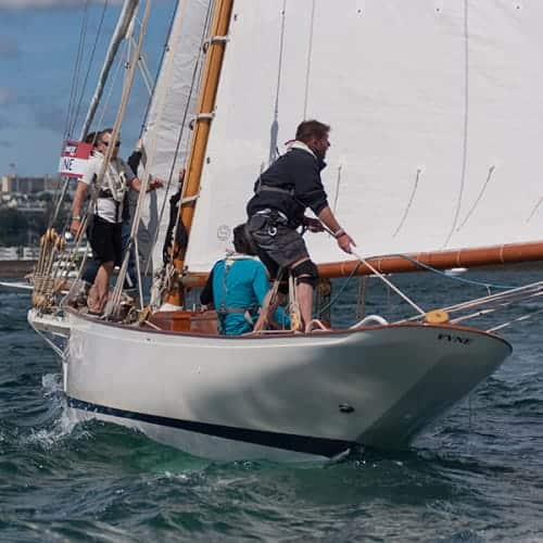 A bord du voilier Fyne