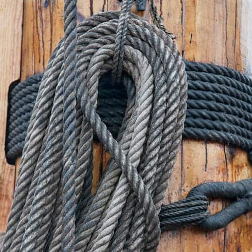 Détail de cordages