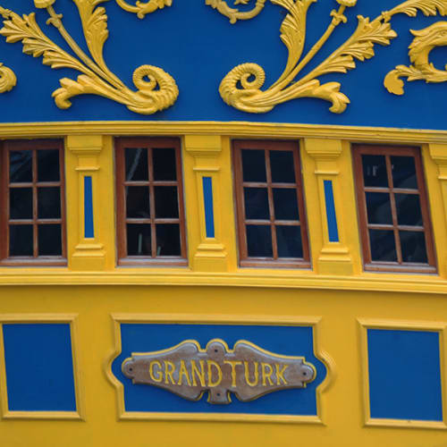 Panneau arrière du Grand Turk