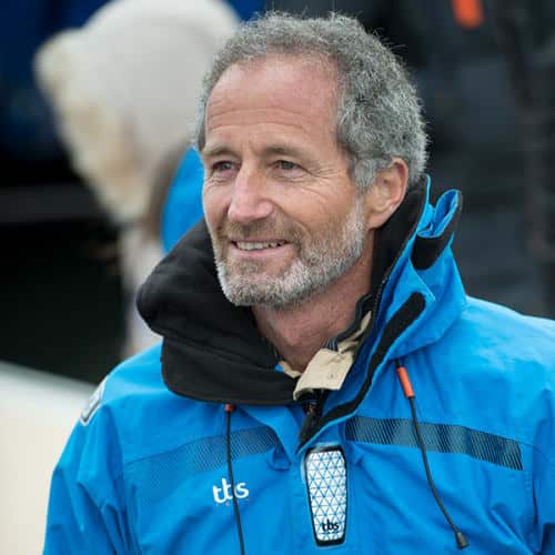 Le skipper Michel Desjoyeaux
