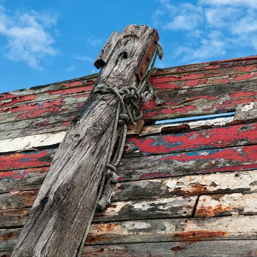 Ancien bateau de pêche