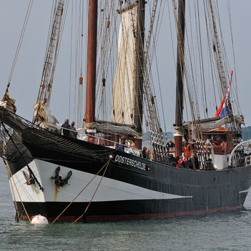 L'Oosterschelde au mouillage