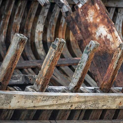 Ancien bateau de pêche