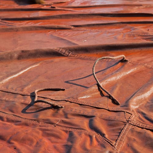 Tannage de voile
