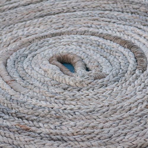 Cordage lové en spirale