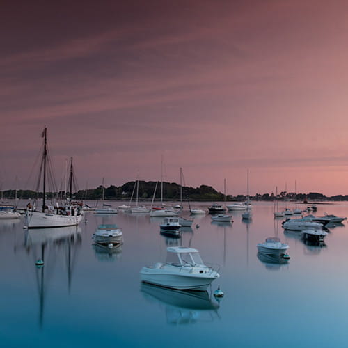 Fin de journée à la pointe d'Arradon
