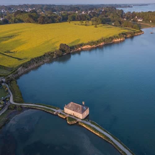 Vue aérienne à Arradon