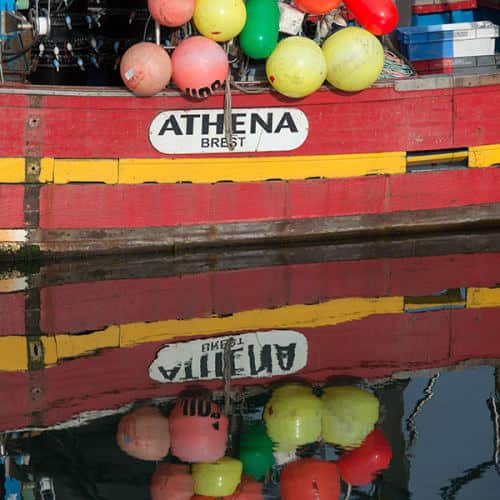 L'Athéna, chalutier de la rade de Brest