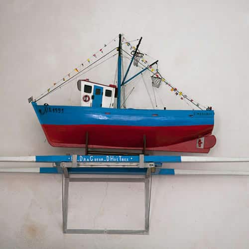 Maquette du dragueur d'huîtres 