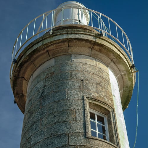 Haut du phare du Coq