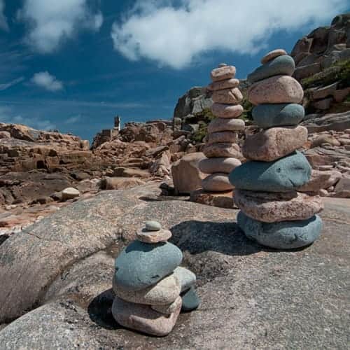 Empilement de galets