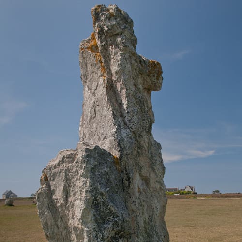 Menhir en presqu'île de Crozon