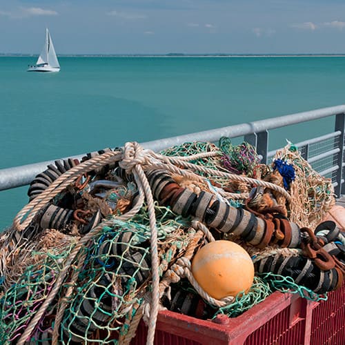 Voilier rentrant au port
