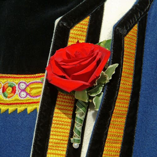Détail d'un costume breton