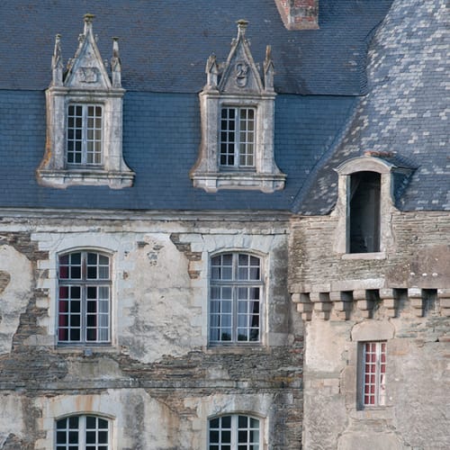 Détail du château de Crévy