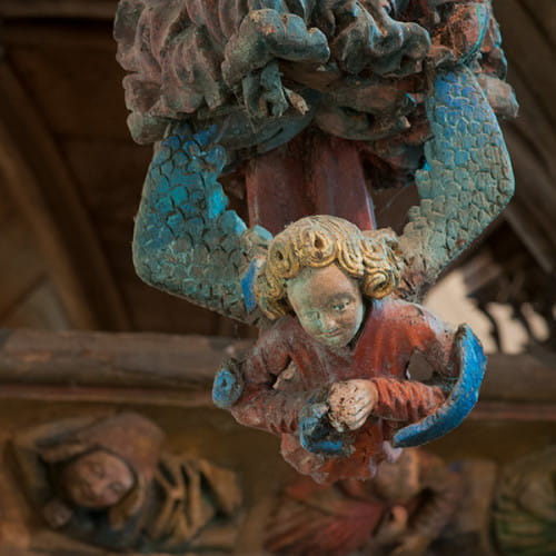Angelot sculpté