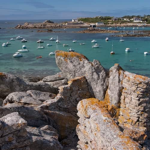 Rochers en bord de mer