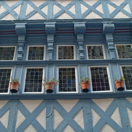 Détail de maison à Quimper