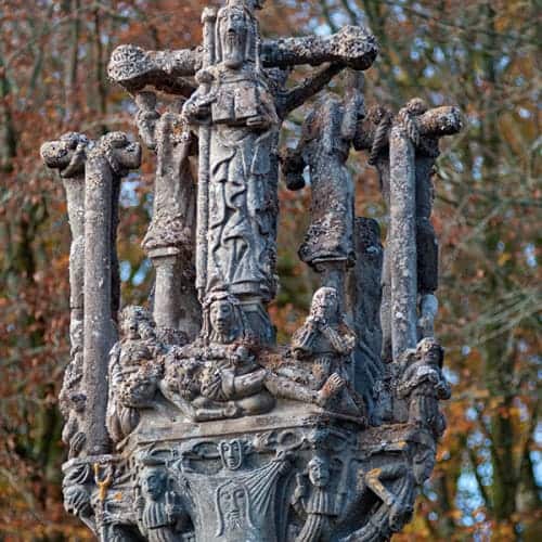 Scène de la crucifixion