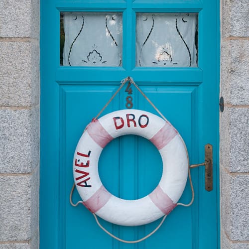 Détail de porte à Séné