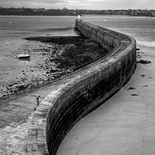 Jetée sinueuse