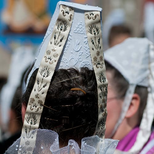 Arrière de coiffe bretonne