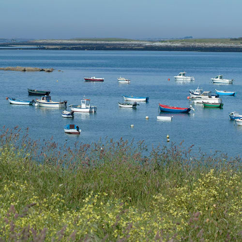Port naturel sur la côte des Abers