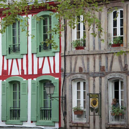Belles maisons à colombages