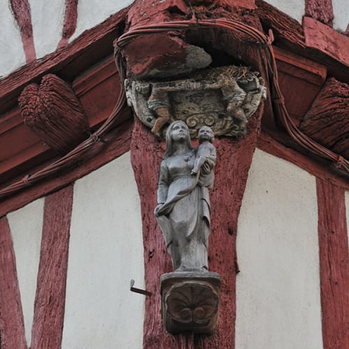 Maison à colombages