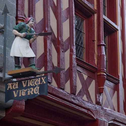 Maison ancienne à colombages