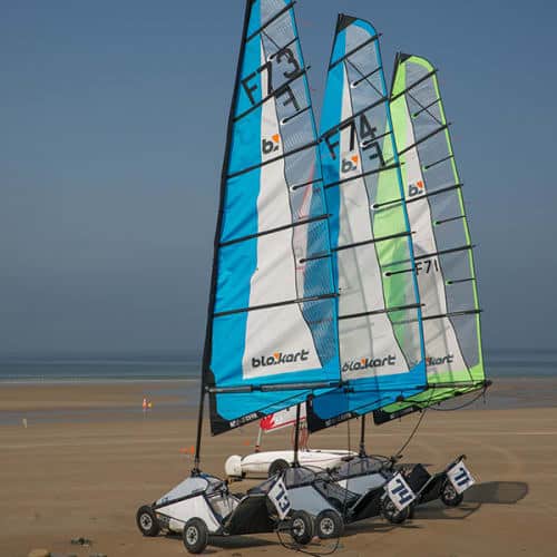 Compétition de blokart à Erquy